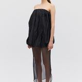 BLACK METAL COTTON HAZEL DRESS