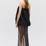BLACK METAL COTTON HAZEL DRESS