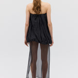 BLACK METAL COTTON HAZEL DRESS