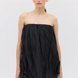 BLACK METAL COTTON HAZEL DRESS