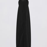 BLACK SILK CDC SURRENDER DRESS