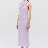 LILAC SILK CDC SUBLIMATE DRESS