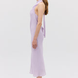 LILAC SILK CDC SUBLIMATE DRESS