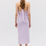 LILAC SILK CDC SUBLIMATE DRESS