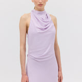 LILAC SILK CDC SUBLIMATE DRESS