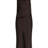 CHOCOLATE CHIFFON SUBLIMATE DRESS