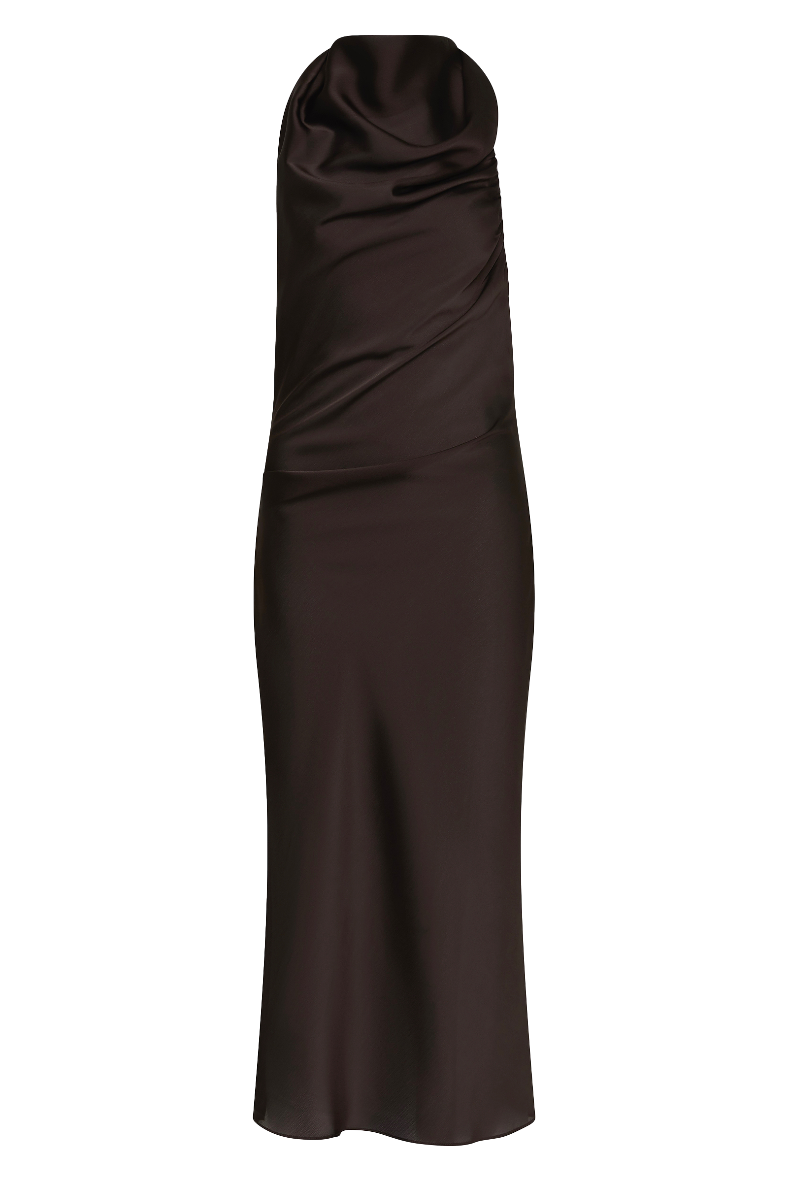 CHOCOLATE CHIFFON SUBLIMATE DRESS