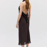 CHOCOLATE CHIFFON SUBLIMATE DRESS