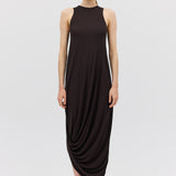 CHOCOLATE JERSEY RELEASE DRESS