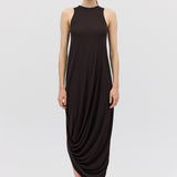 CHOCOLATE JERSEY RELEASE DRESS