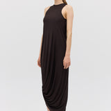 CHOCOLATE JERSEY RELEASE DRESS