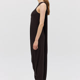 CHOCOLATE JERSEY RELEASE DRESS