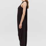 CHOCOLATE JERSEY RELEASE DRESS