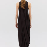 CHOCOLATE JERSEY RELEASE DRESS