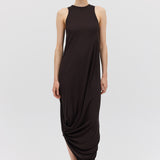 CHOCOLATE JERSEY RELEASE DRESS