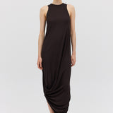 CHOCOLATE JERSEY RELEASE DRESS