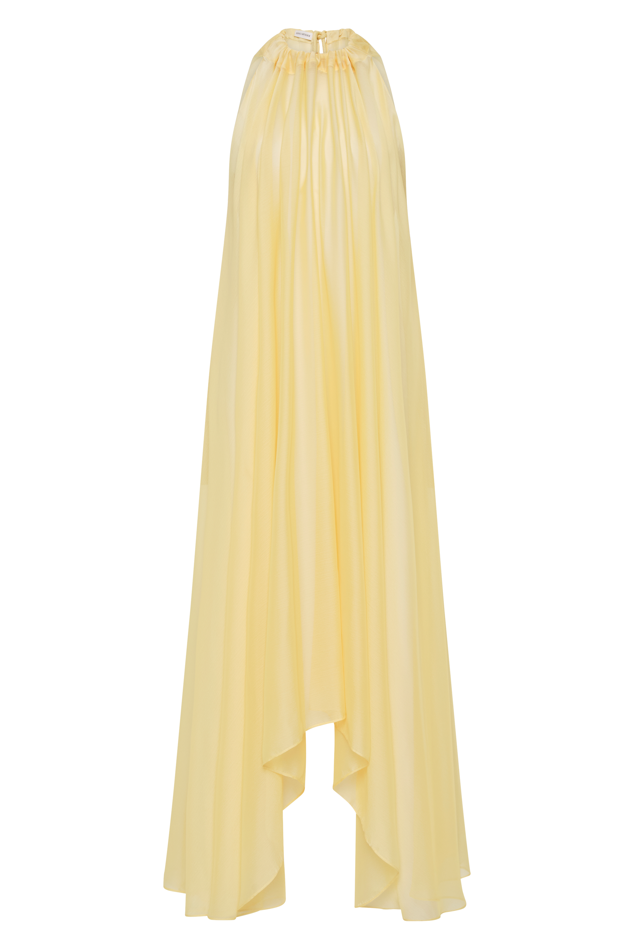 LEMON CHIFFON EFFUSE DRESS