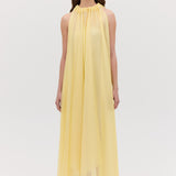 LEMON CHIFFON EFFUSE DRESS