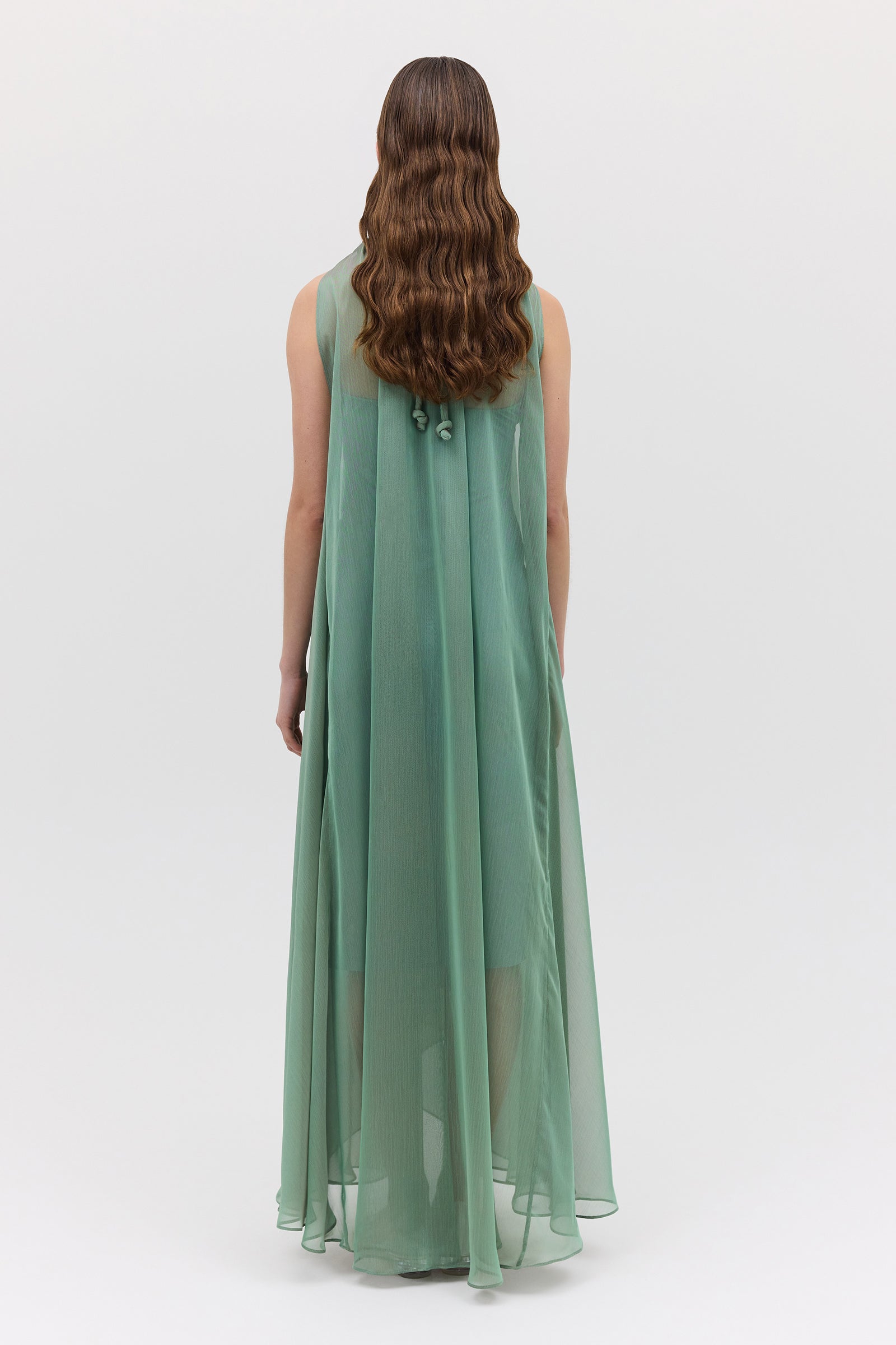 FERN CHIFFON EFFUSE DRESS