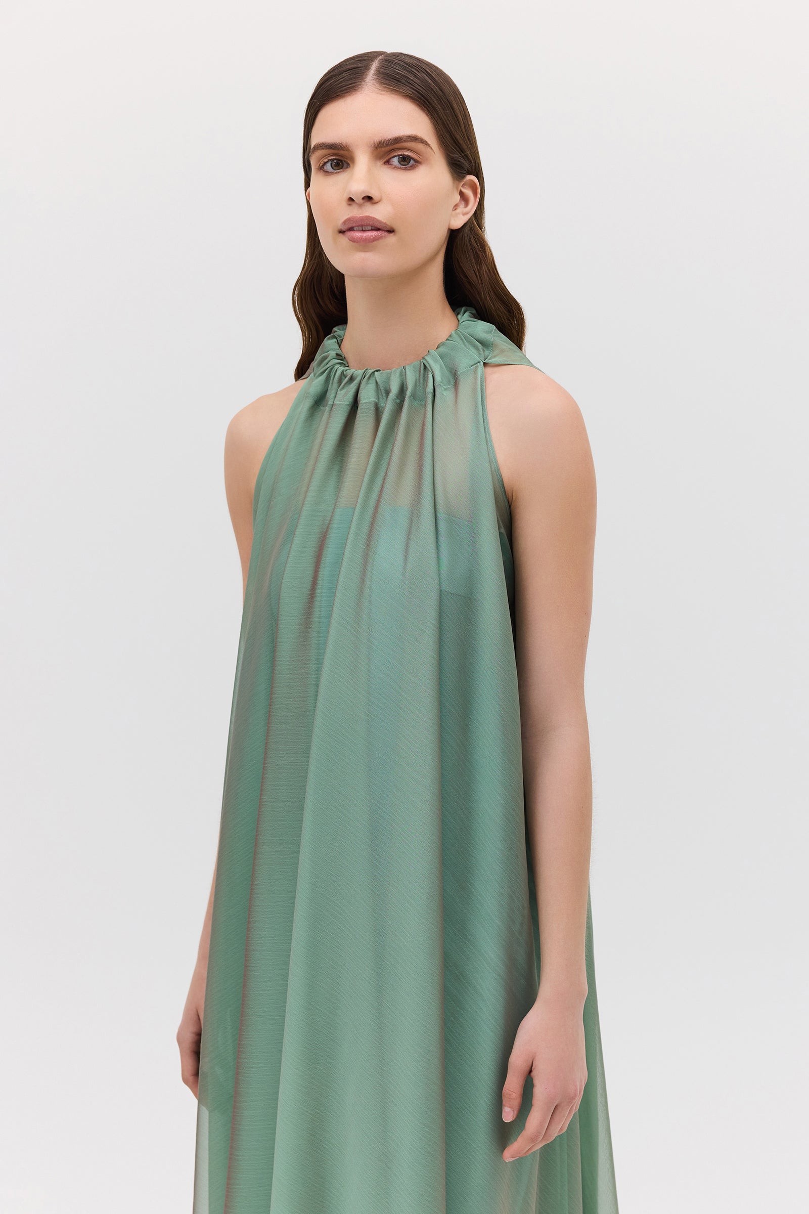 FERN CHIFFON EFFUSE DRESS