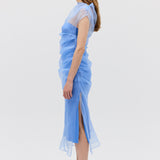 SKY ORGANZA EMULATE DRESS