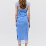 SKY ORGANZA EMULATE DRESS