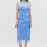 SKY ORGANZA EMULATE DRESS