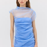 SKY ORGANZA EMULATE DRESS