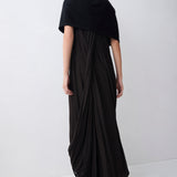 CHOCOLATE JERSEY RELEASE DRESS