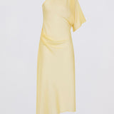 LEMON CHIFFON VALENCIA DRESS