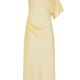 LEMON CHIFFON VALENCIA DRESS