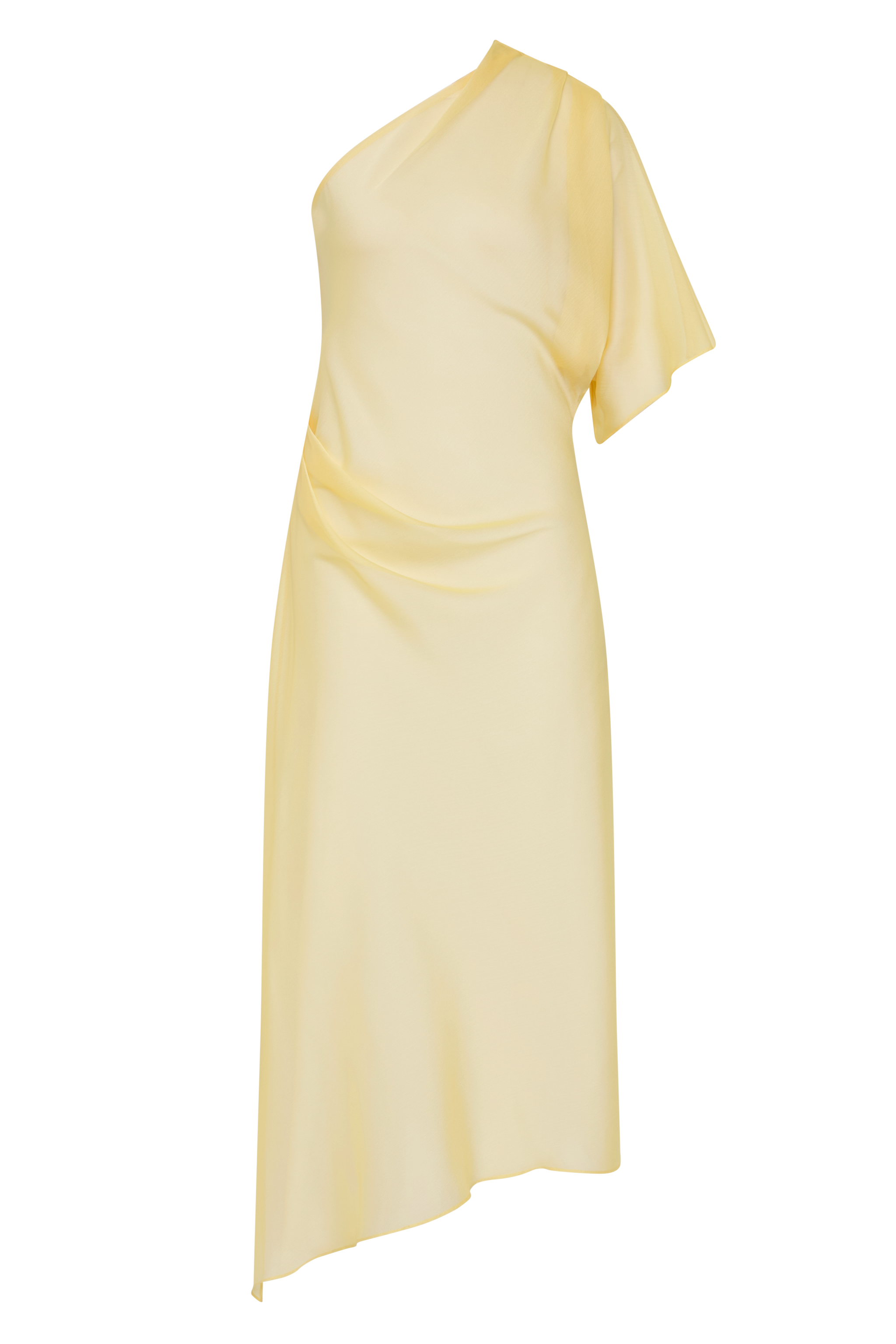 LEMON CHIFFON VALENCIA DRESS