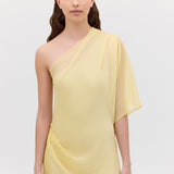 LEMON CHIFFON VALENCIA DRESS