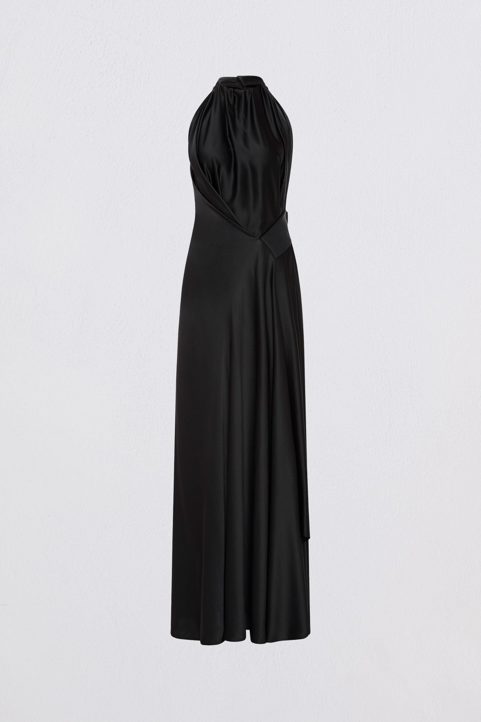 BLACK SILK ISABELLA GOWN