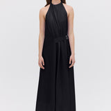 BLACK COTTON ISABELLA DRESS