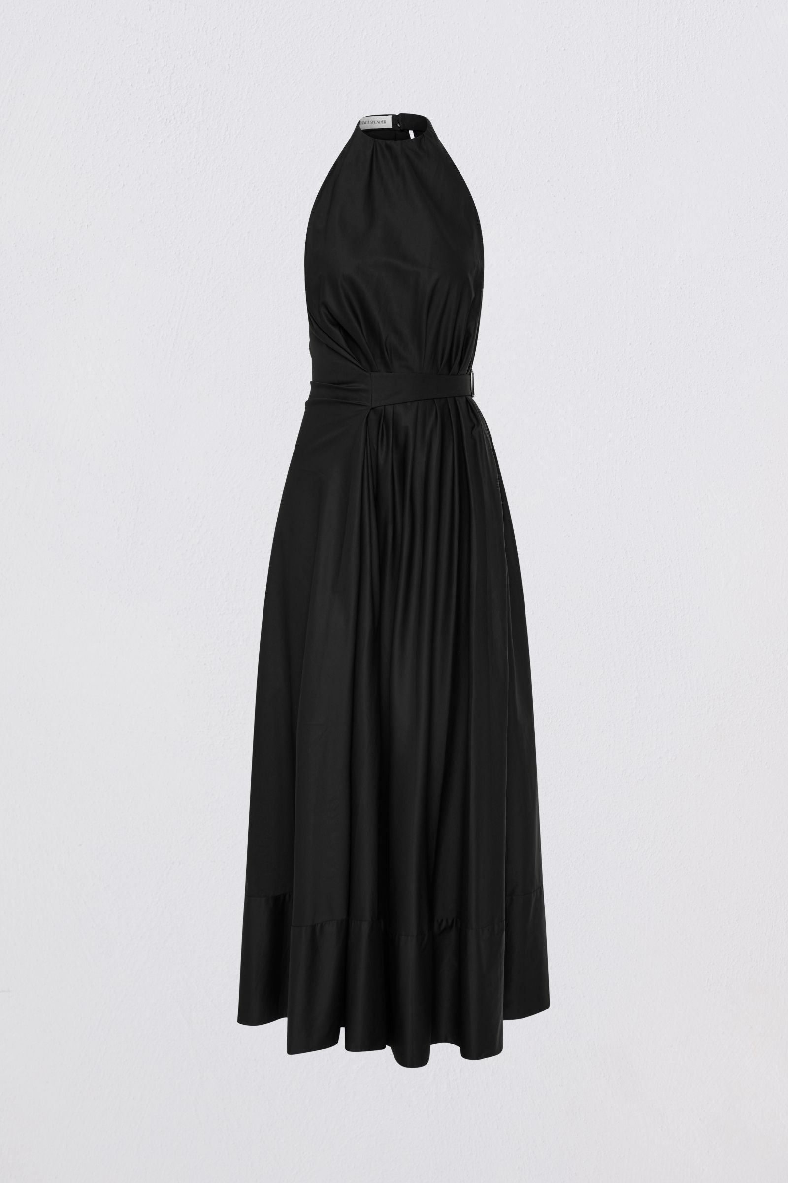 BLACK COTTON ISABELLA DRESS