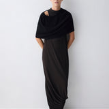 CHOCOLATE JERSEY RELEASE DRESS