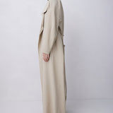 TAUPE SUITING VOID COAT
