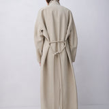 TAUPE SUITING VOID COAT