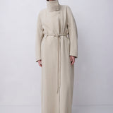 TAUPE SUITING VOID COAT