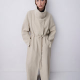 TAUPE SUITING VOID COAT
