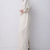 OAT DENIM VOID COAT