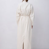 OAT DENIM VOID COAT