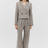 STONE CHECK AFFINITY PANT
