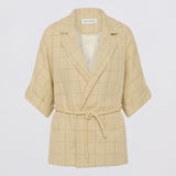 BUTTER CHECK SUITING ARBUS COAT