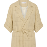 BUTTER CHECK SUITING ARBUS COAT