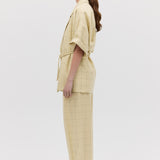 BUTTER CHECK SUITING ARBUS COAT