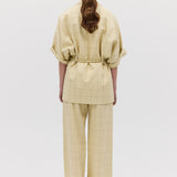 BUTTER CHECK SUITING ARBUS COAT