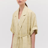 BUTTER CHECK SUITING ARBUS COAT