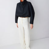 BLACK PARACHUTE SATIN AETHER BOMBER JACKET